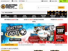 Tablet Screenshot of electrodepot.fr